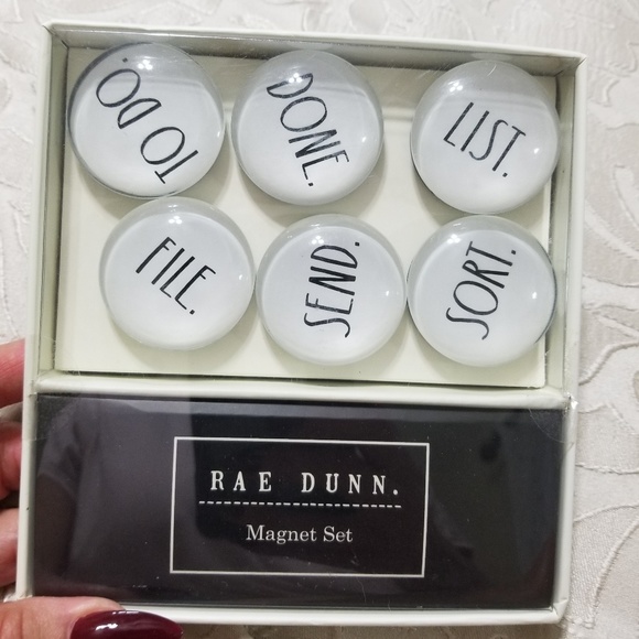 Rae Dunn- Six Dome Magnet Set - Picture 3 of 5